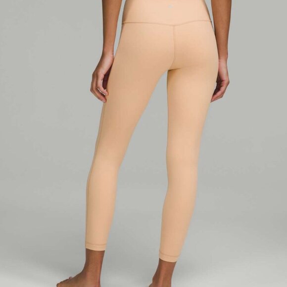 Lululemon Align High Rise Leggings Athletic Pants Legging 25 "Contour Tan Size 6 - Picture 7 of 9